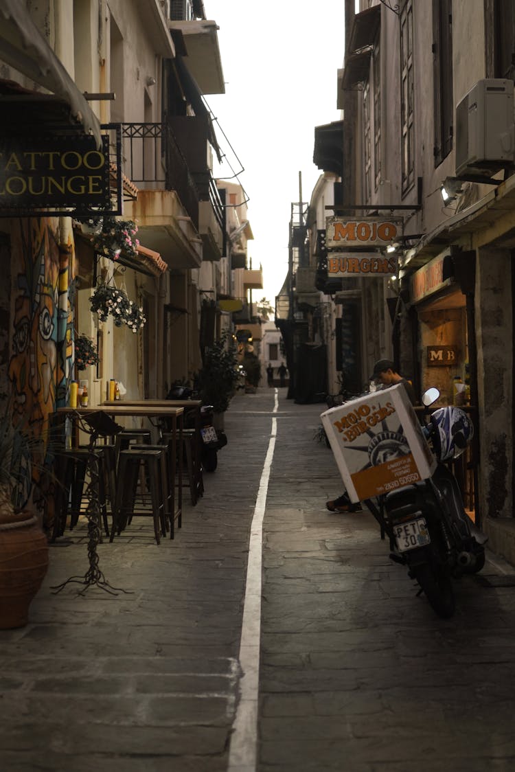 Empty Alley In Town