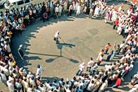People on Gray Concrete Pavement