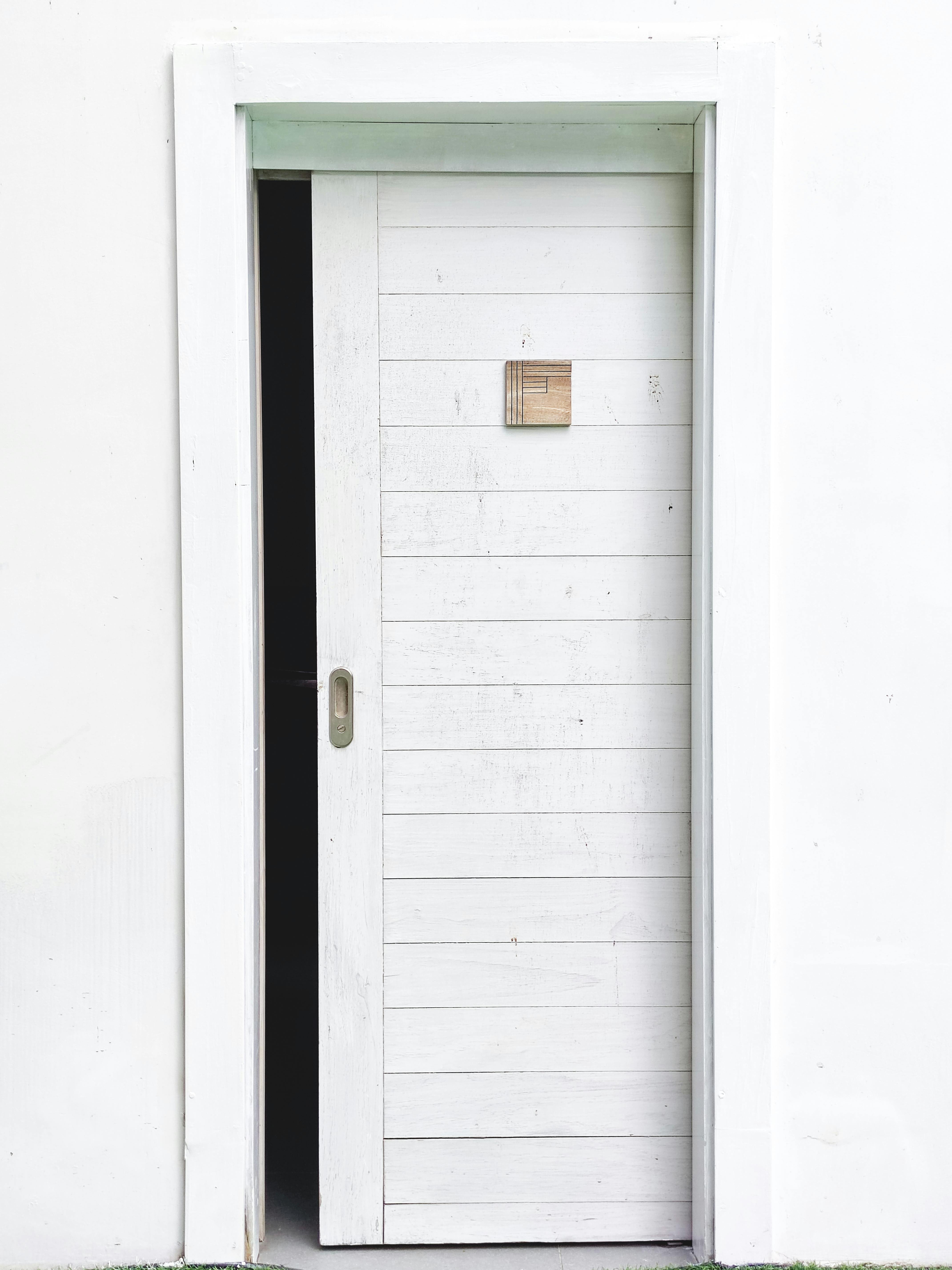 white wooden door texture