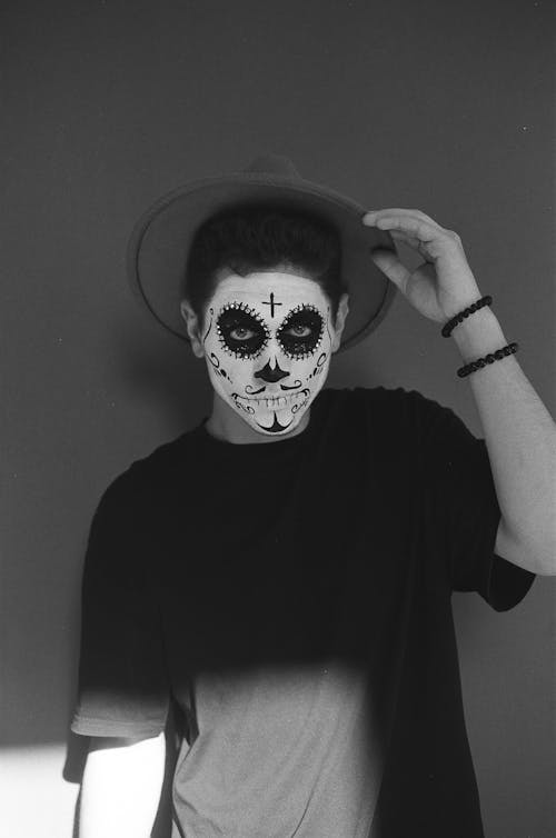 Man in Halloween Mask