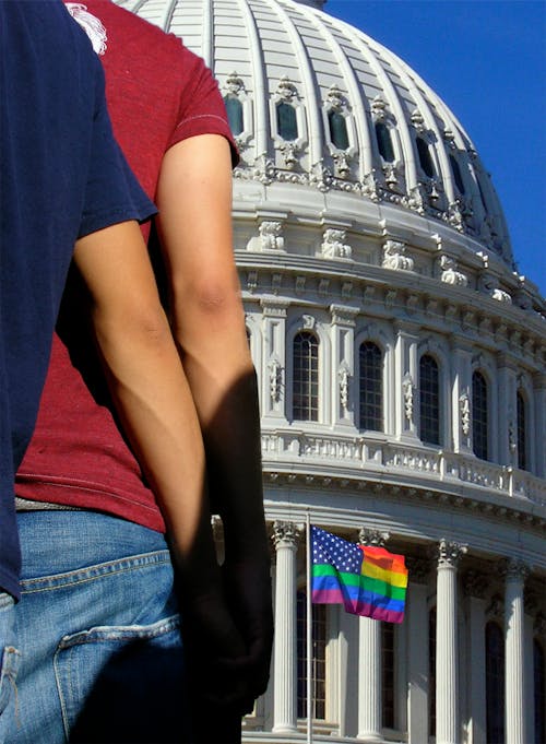 Free stock photo of equal rights, equal rights march, gay flag Stock Photo