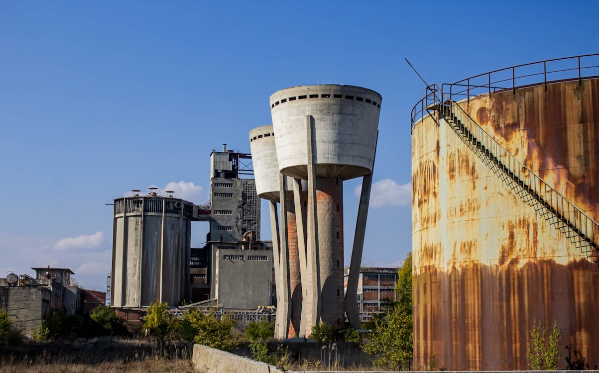 Rusty Industrial Plant 