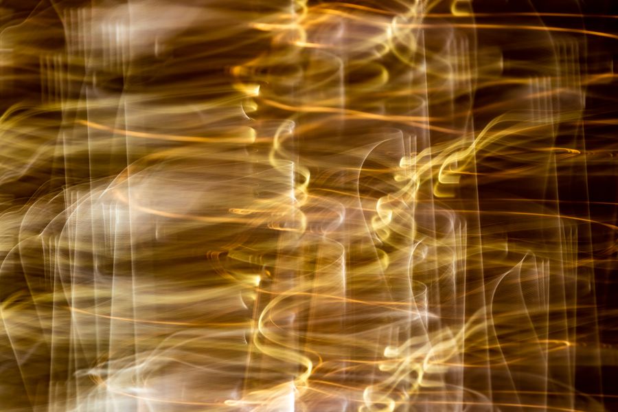 Golden light streaks — photo by Neil Yonamine on Pexels