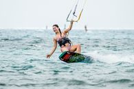 Female Kite Surfer on Water