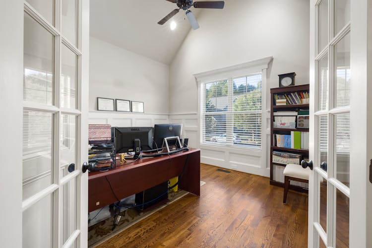 Interior Of A Neat Home Office