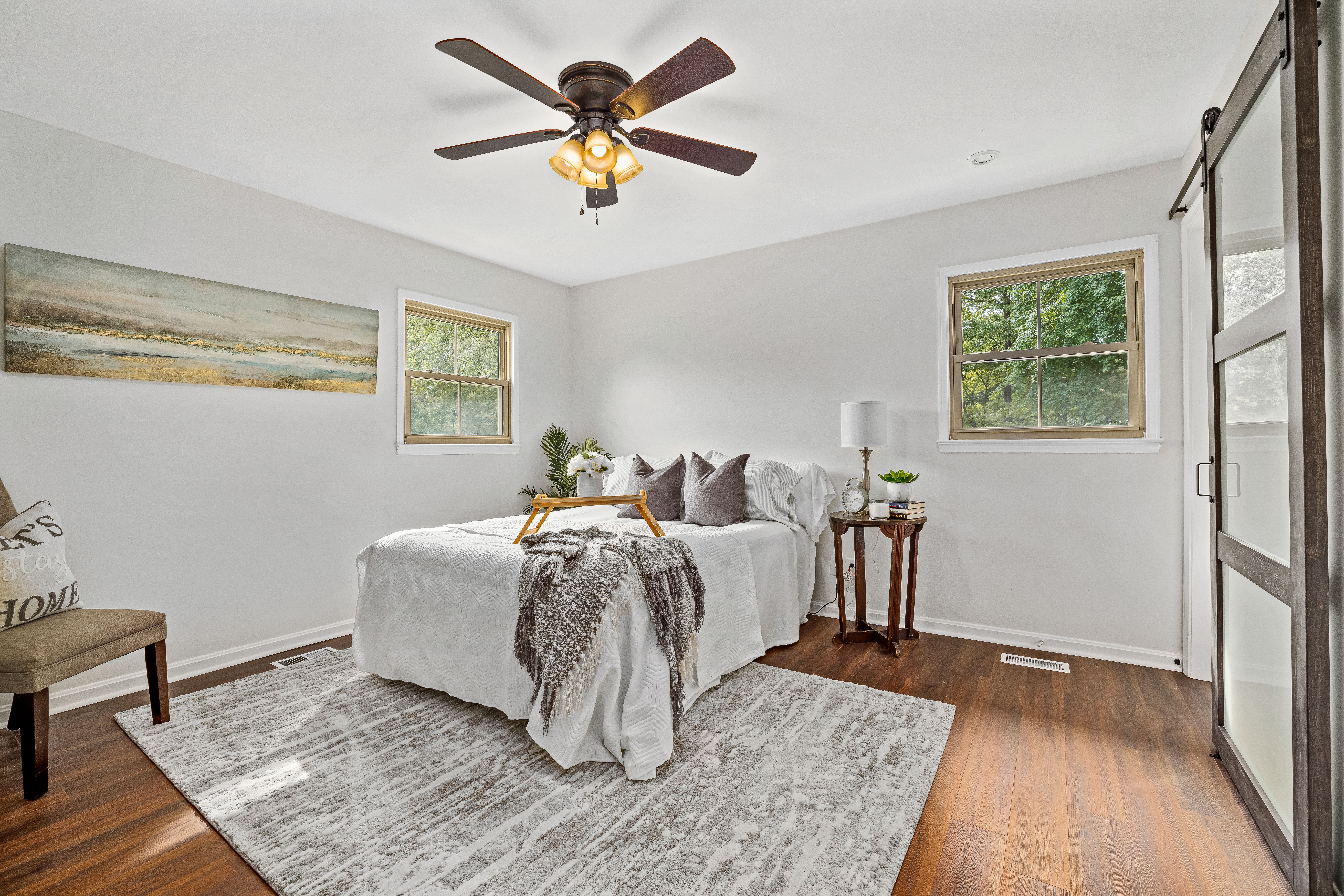 End of Tenancy Decorating in Sundridge — dust sheets down and the room fully protected