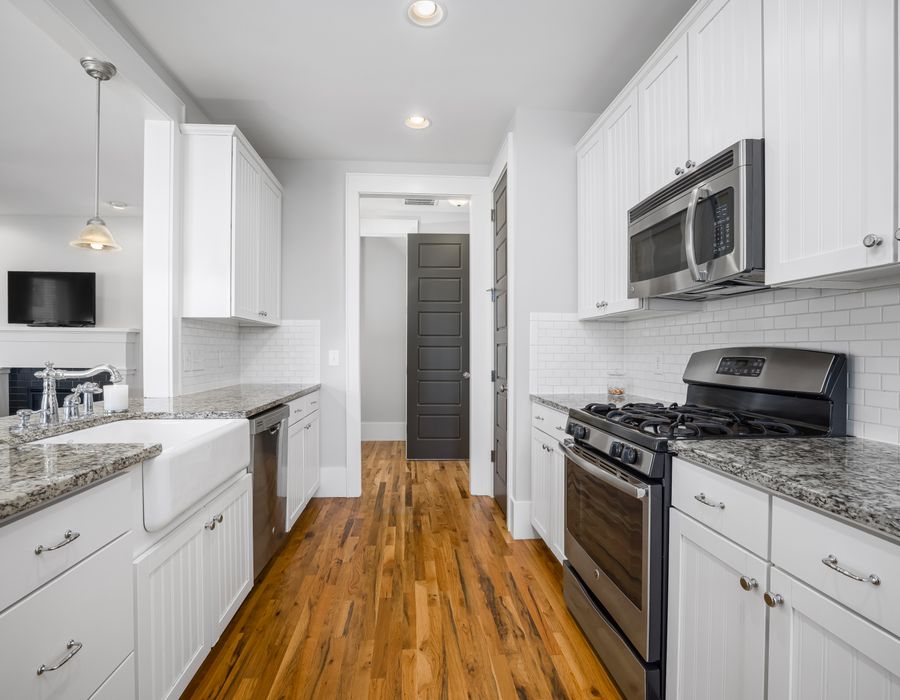 Engineered Hardwood kitchen flooring material