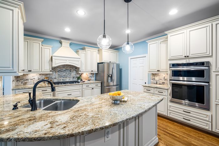 Quartz countertop upgrade in Cypress Village, Irvine