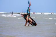 Female Kite Surfer on Water