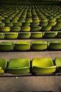 Green and Black Chairs on Green Floor