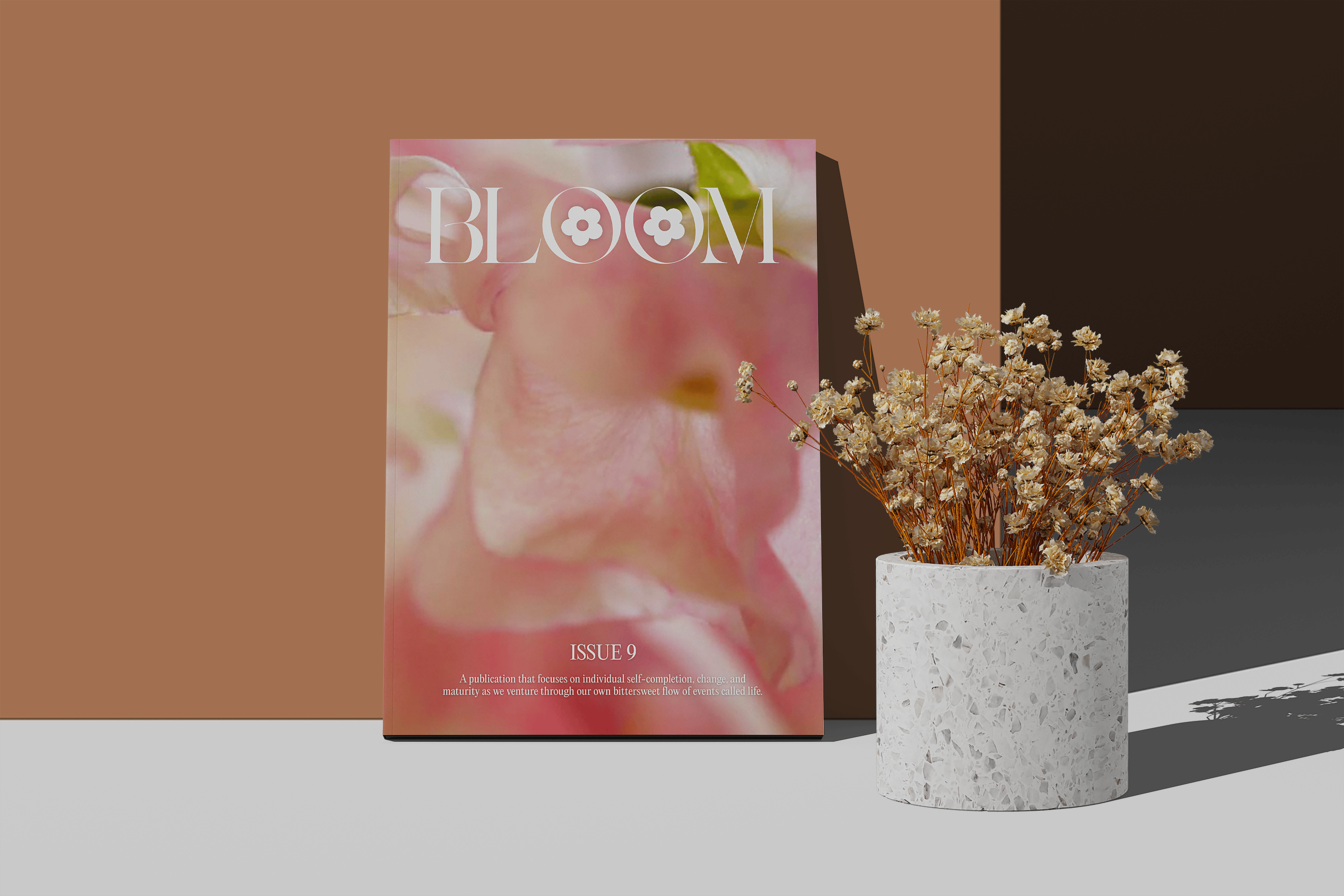 Pink Magazine on the Table · Free Stock Photo