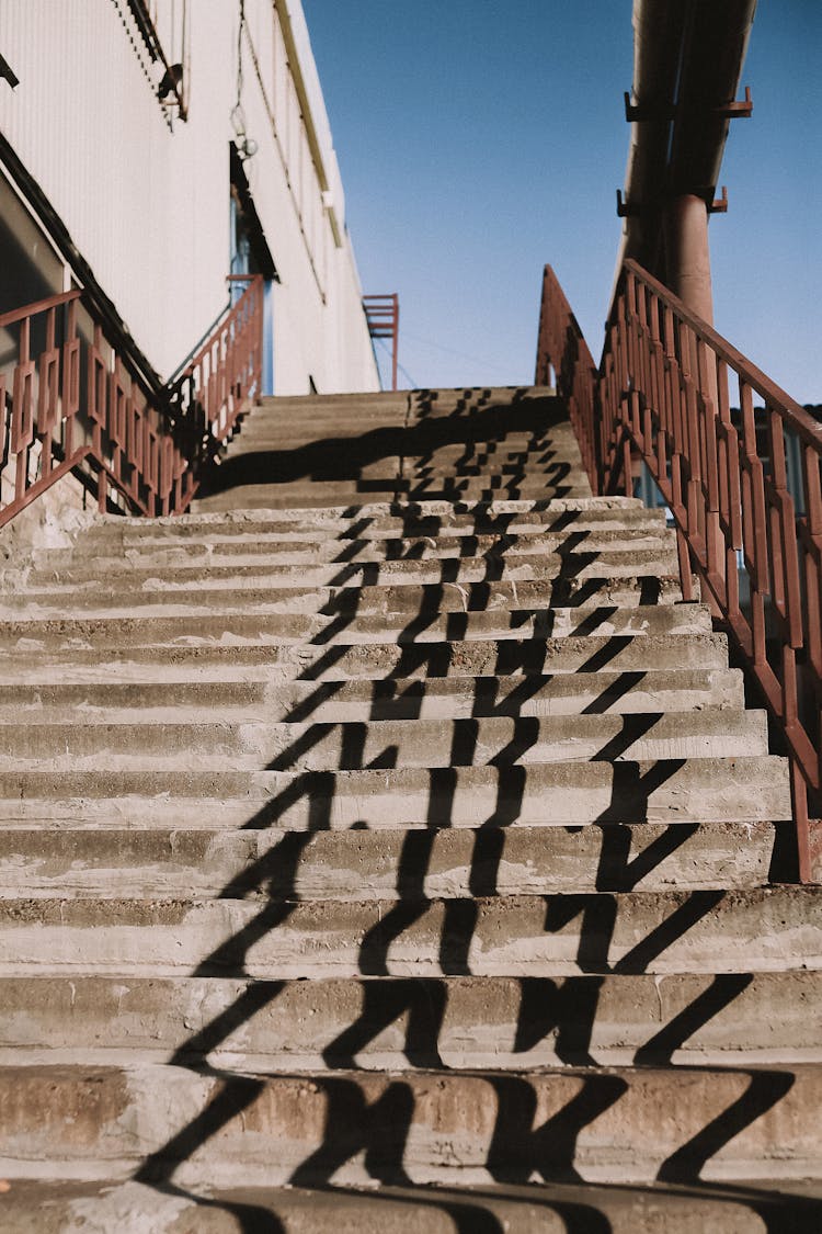 Low Angle View Of Steps