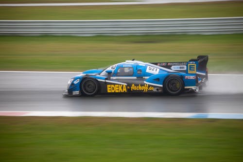 Side View of a Race Car 