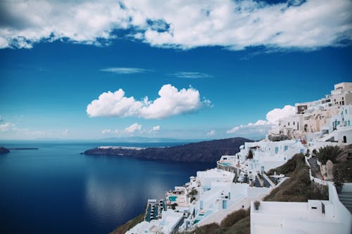 gratis Foto Van Santorini, Griekenland Stockfoto
