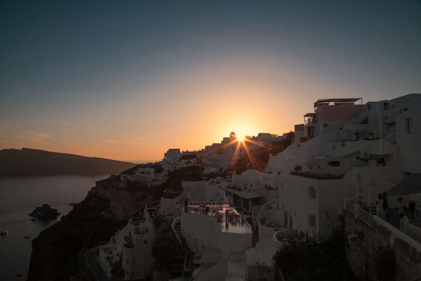 Santorini'ye varış & Oia