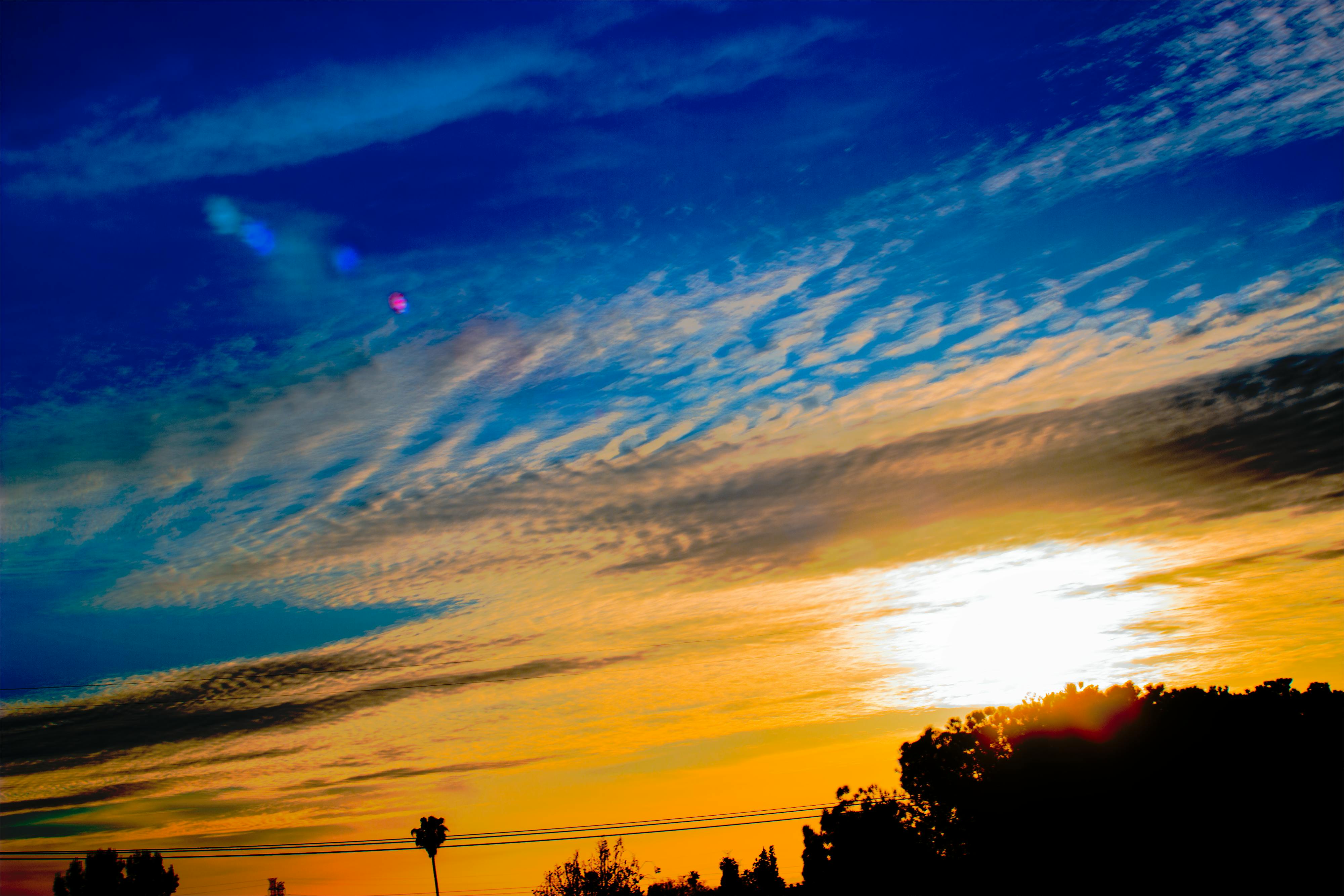 Free stock photo of 818, colors, evening sun