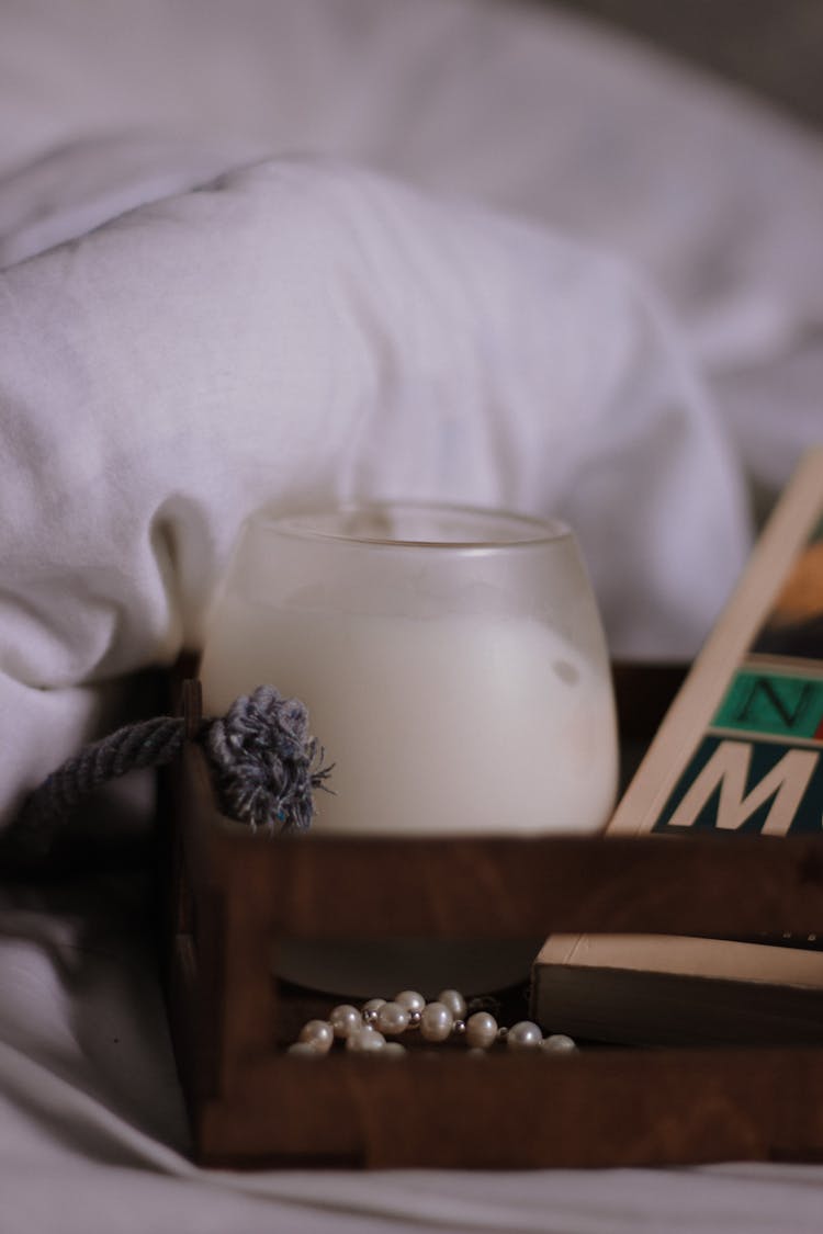 Still Life With Candle And Book