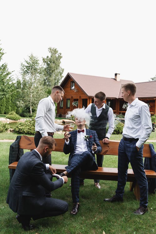 Groom and His Groomsmen 