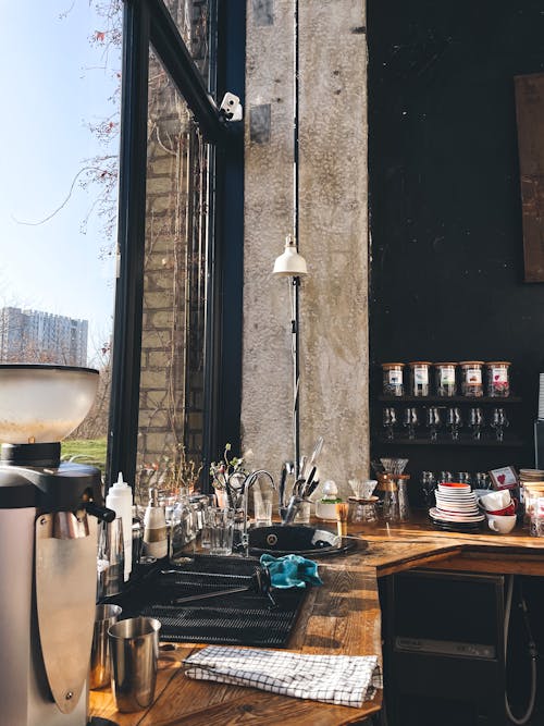 Darmowe zdjęcie z galerii z bar kawowy, kawiarnia, pionowy strzał