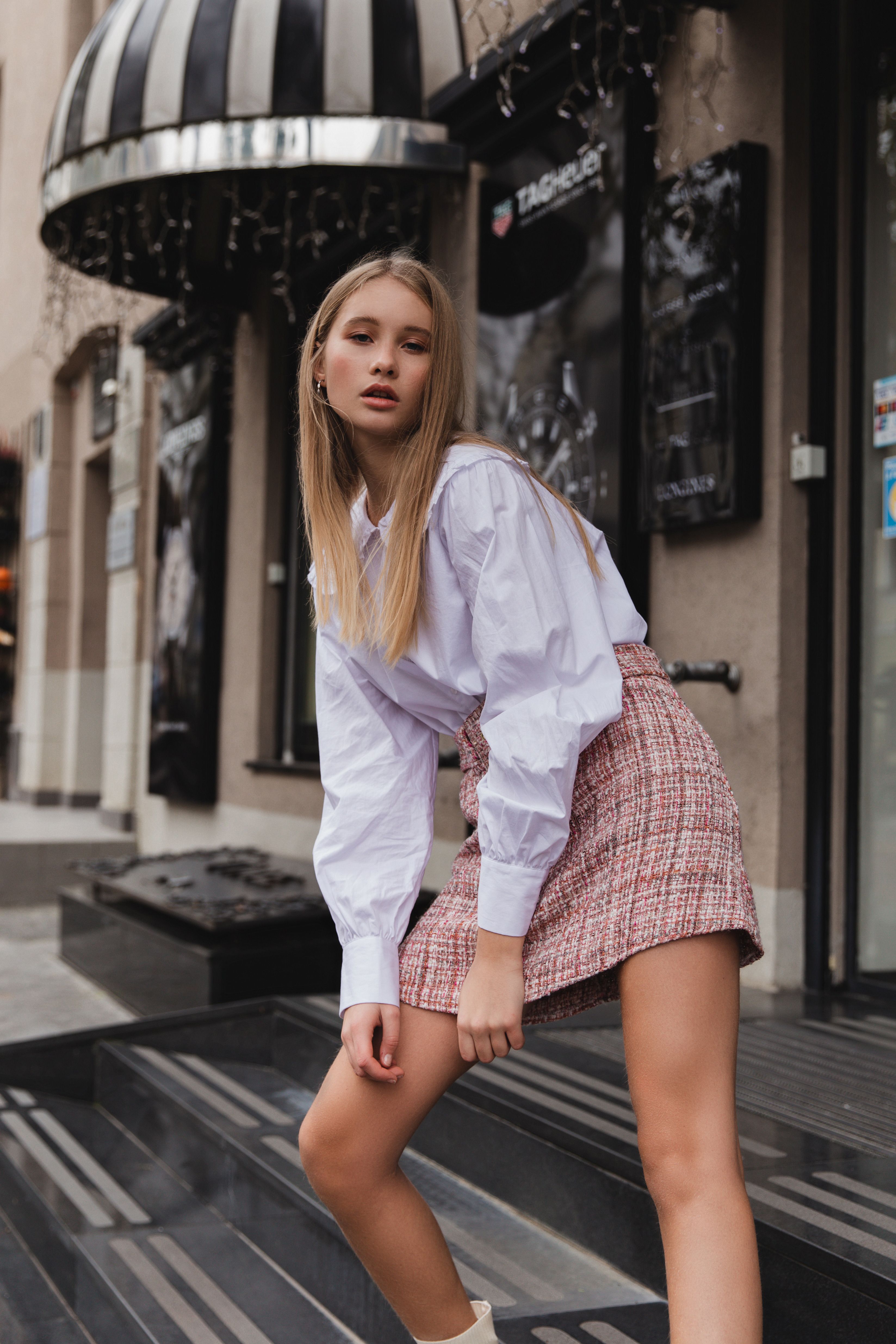 Kilt-Inspired Plaid Skirt
