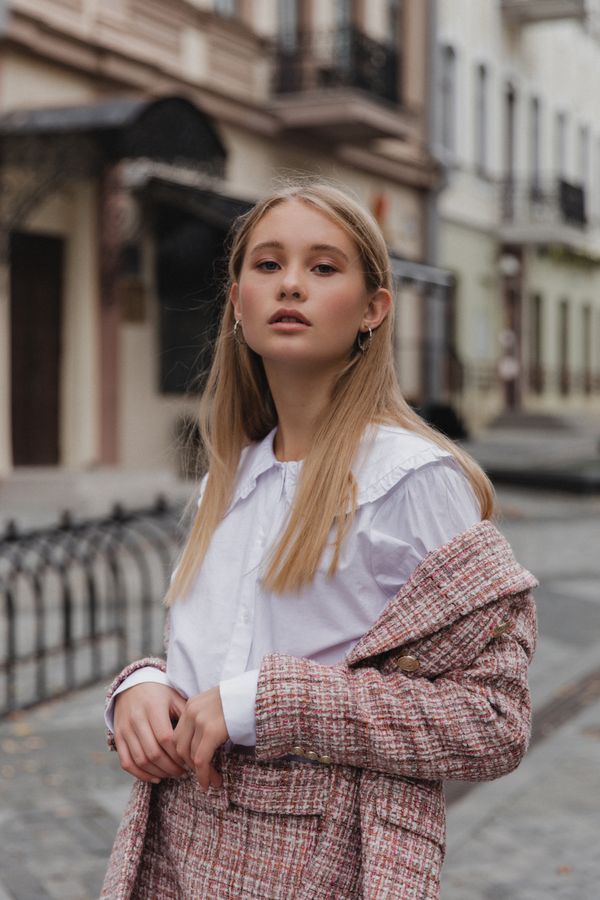 Pastel Tweed Jacket