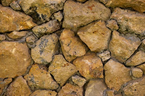 A Brown Rock Wall