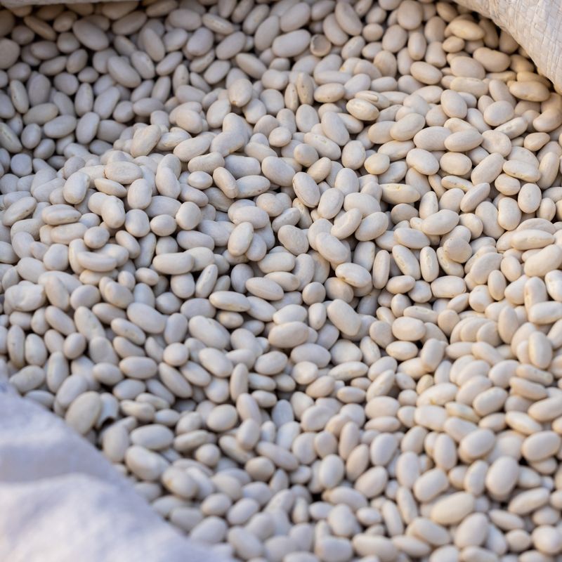Stovetop Navy Beans with Thyme and Carrot