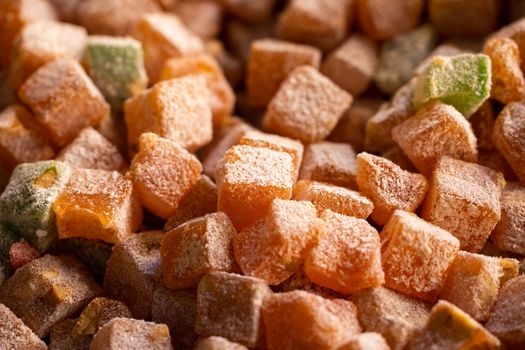 Mélange d'abricots et de loukoums