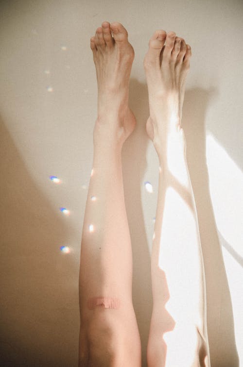 Free Legs and Feet in Sunlight  Stock Photo
