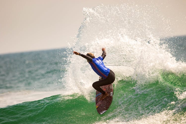 Surfer On Wave