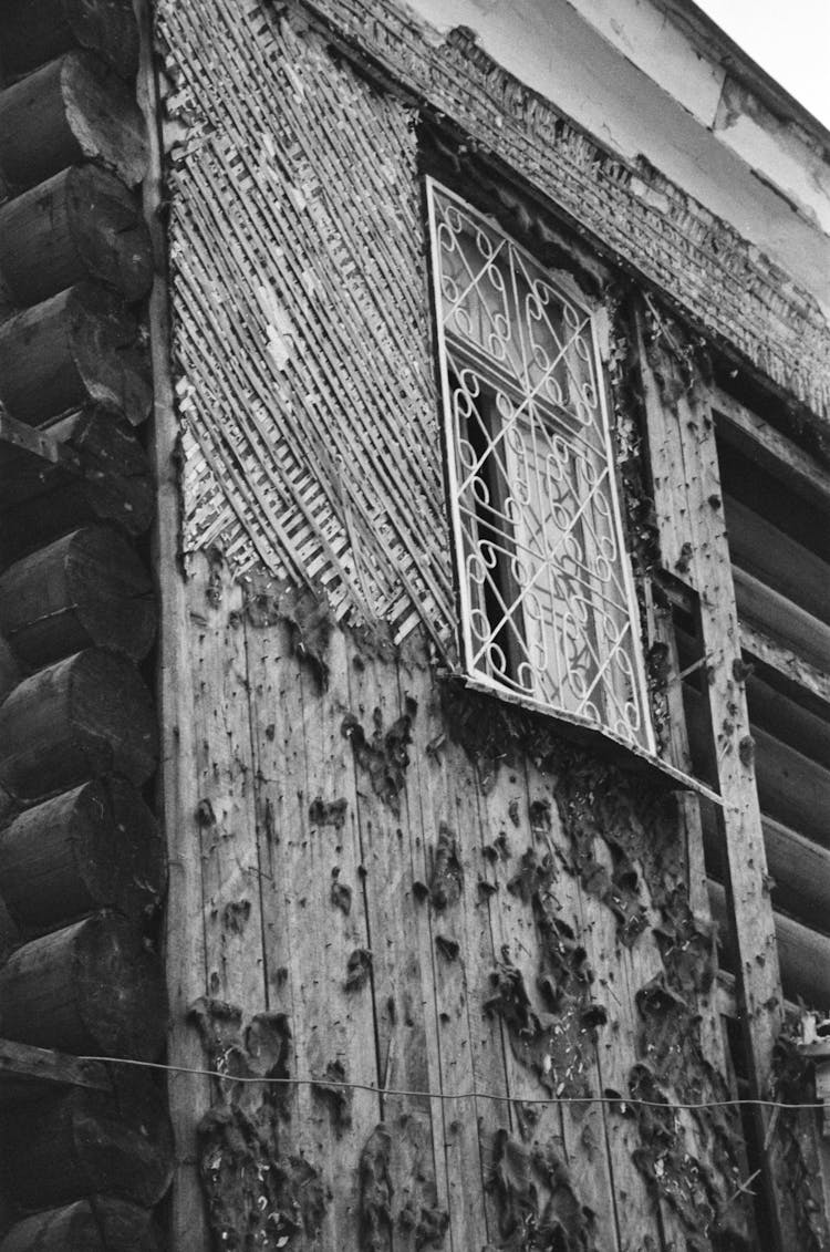 Window Of A Wooden House