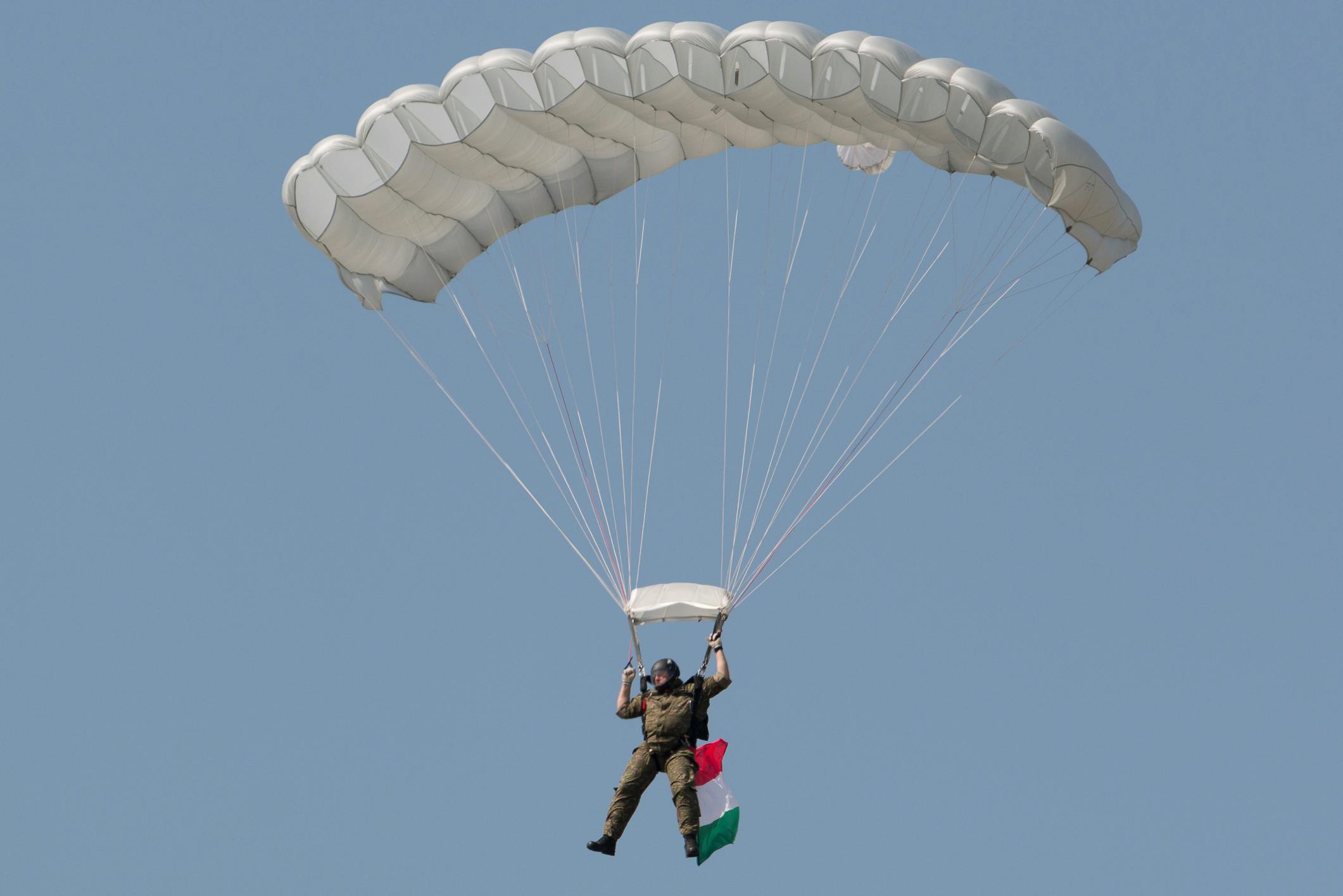 Free stock photo of parachutist
