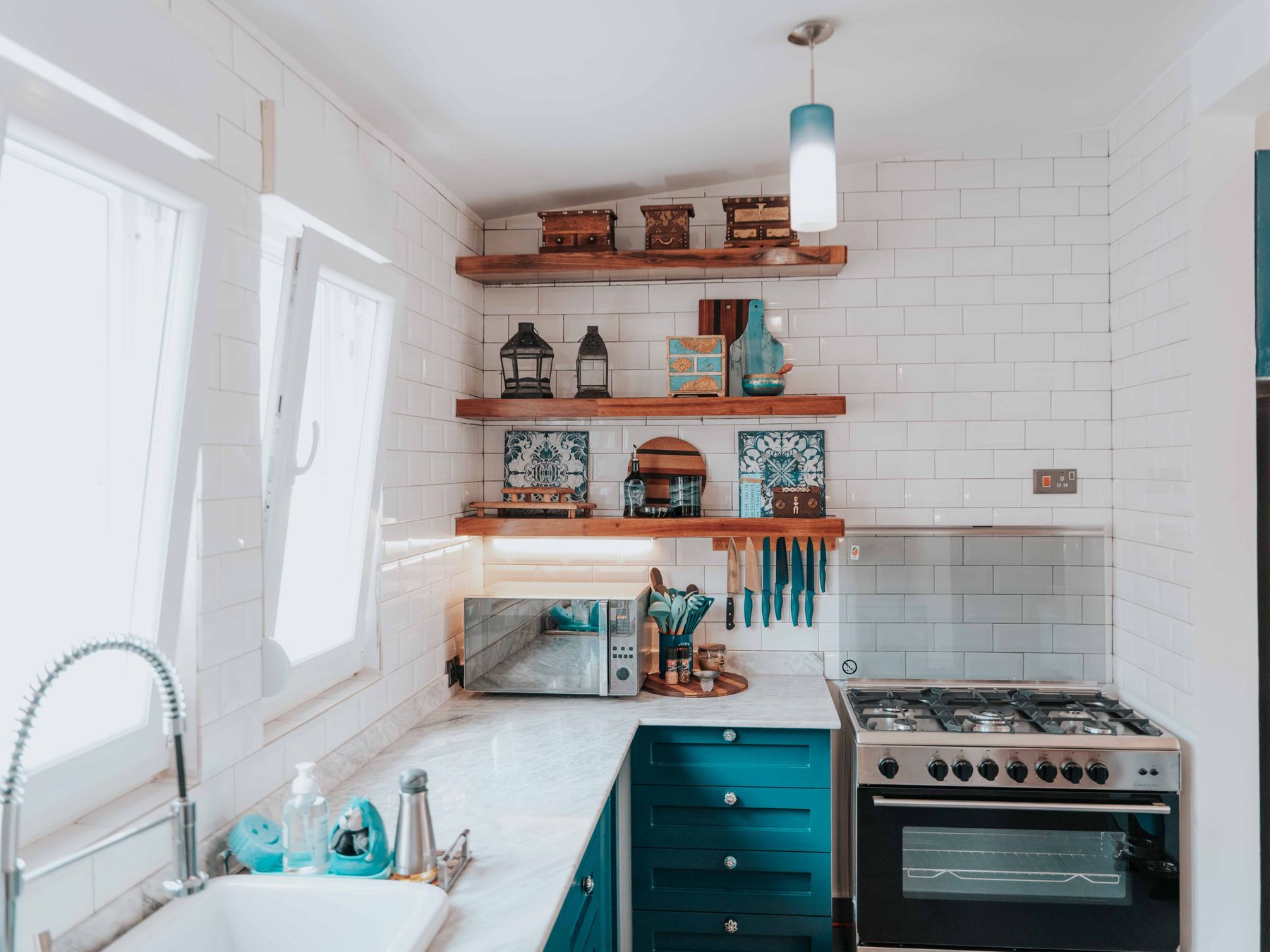 Kitchen Spraying in Crossness — walls rolled to an even, flat finish
