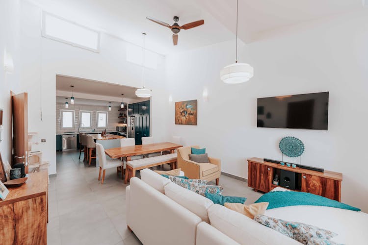 Interior Of A Living Room In An Apartment 