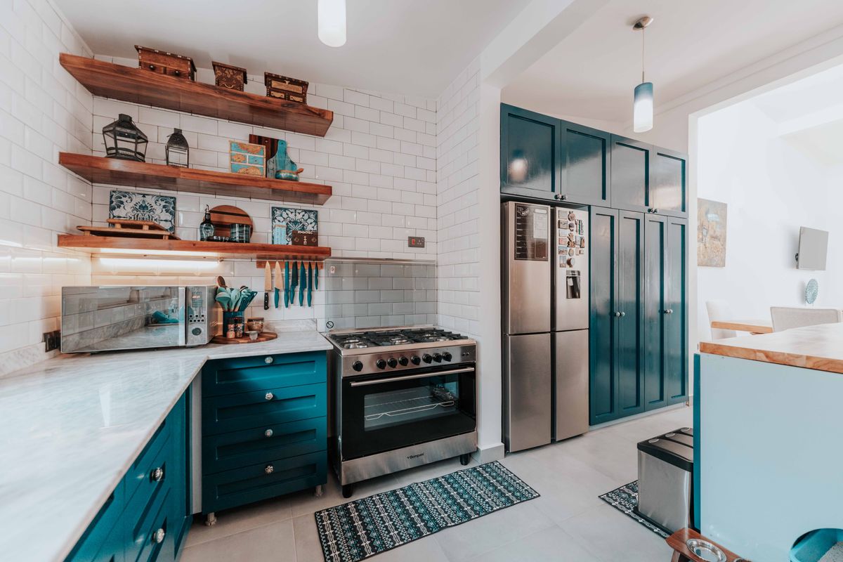Popular Blue Kitchen Tile Styles