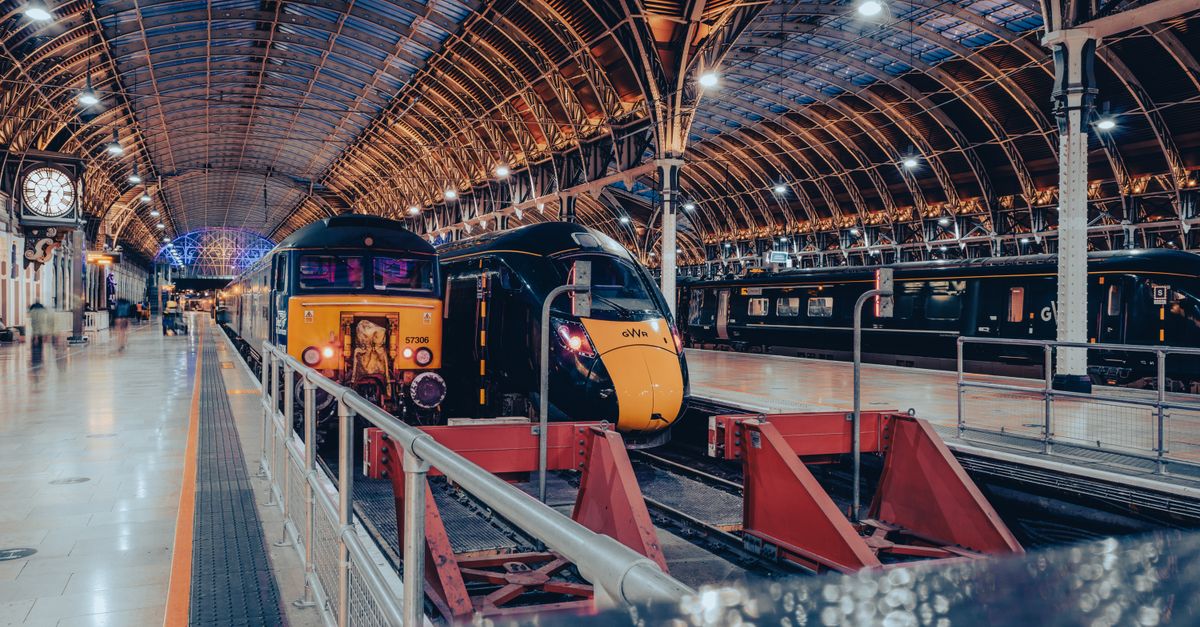 Yellow and Red Train in Train Station · Free Stock Photo