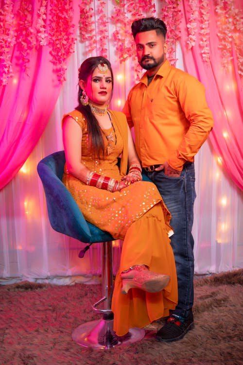 Imagine de stoc gratuită din căutare, cu barbă, cuplu indian