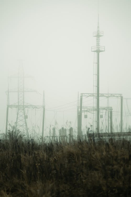 Power Station in Fog