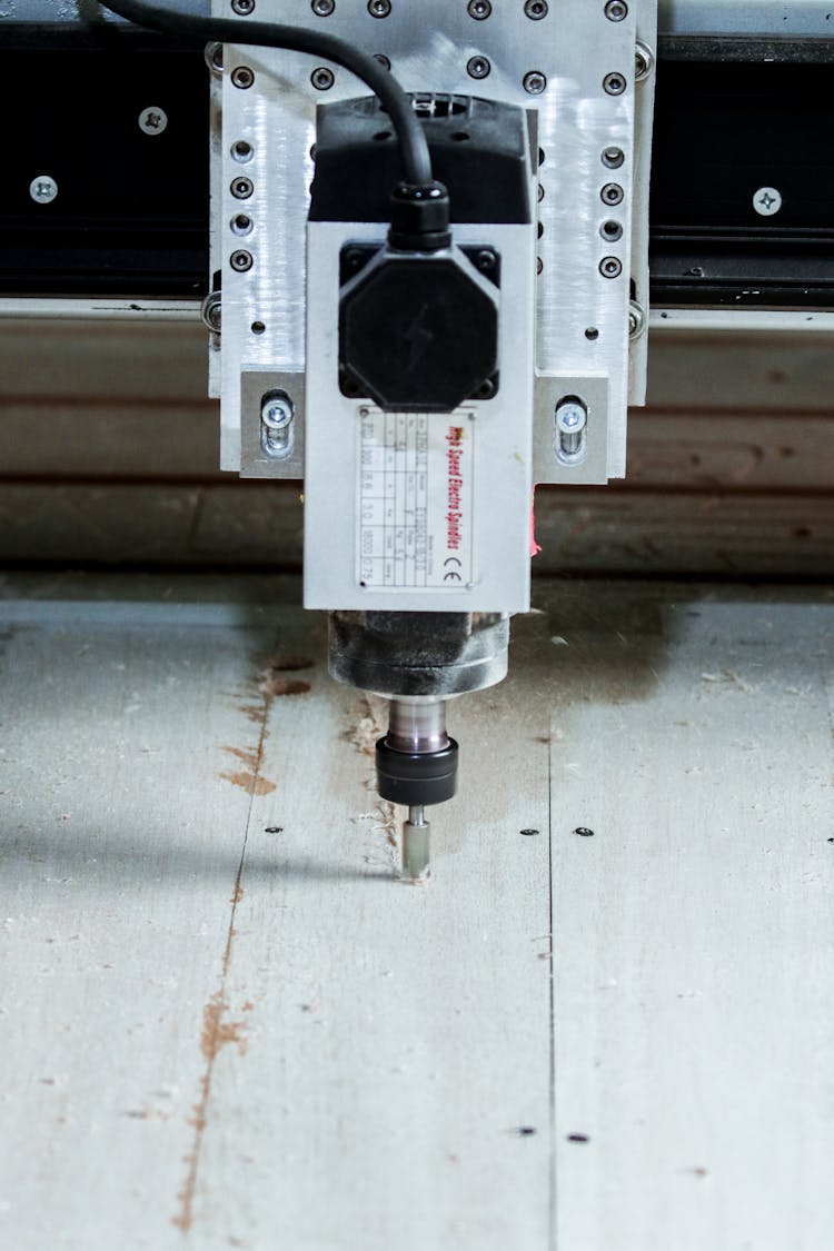 Close-up Of A Milling Machine