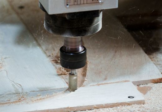 CNC router cutting sheet material