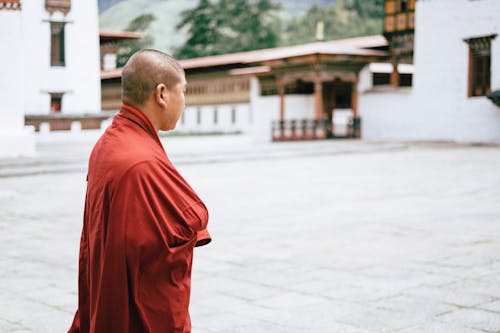 Bezpłatne Darmowe zdjęcie z galerii z buddyjski, mnich, na stojąco Zdjęcie z galerii
