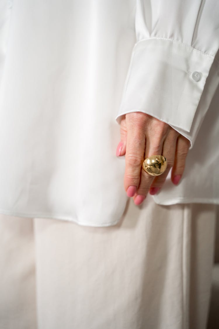 Hand With Gold Ring