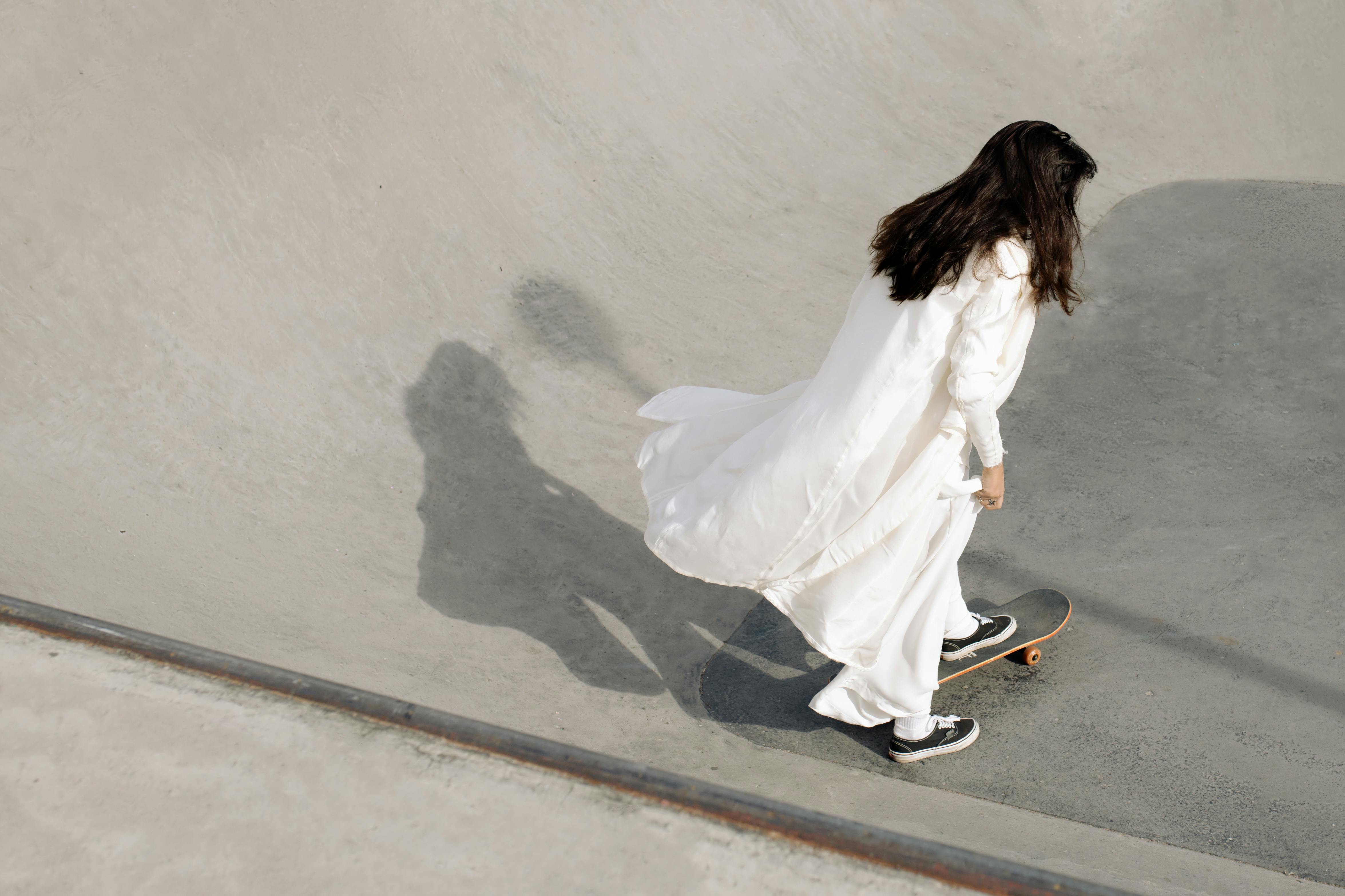 Ladies Holding Skateboard · Free Stock Photo
