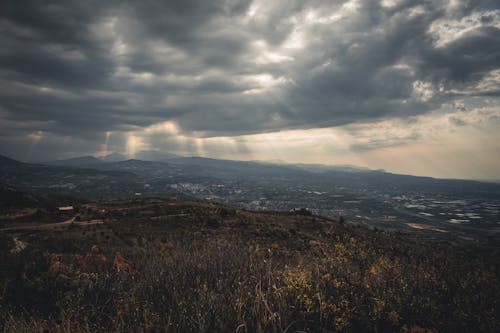 喜怒無常的風景, 多雲的, 希臘 的 免費圖庫相片