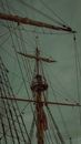 Sail and Mast of a Galleon Ship