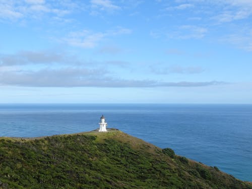 Foto d'estoc gratuïta de far, mar blau, Nova Zelanda