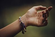 Person Wearing a Bracelet