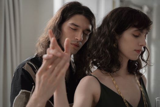 Portrait of Dancing Couple