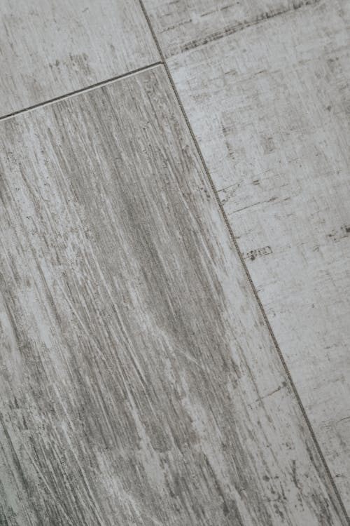 A Grayscale of a Wooden Tile