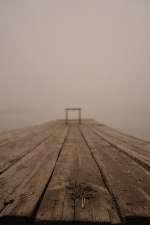 Free stock photo of dense fogg, fog, folding chair